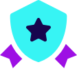 Guarantee shield icon