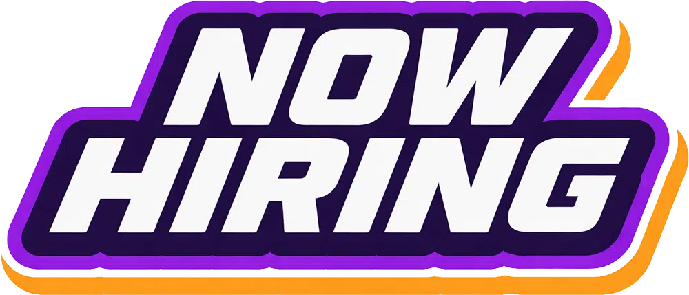 Now Hiring badge